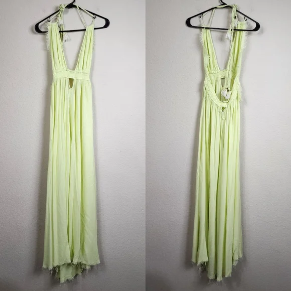 Free People Boho Summer Neon Maxi Dress - Picture 2 of 7